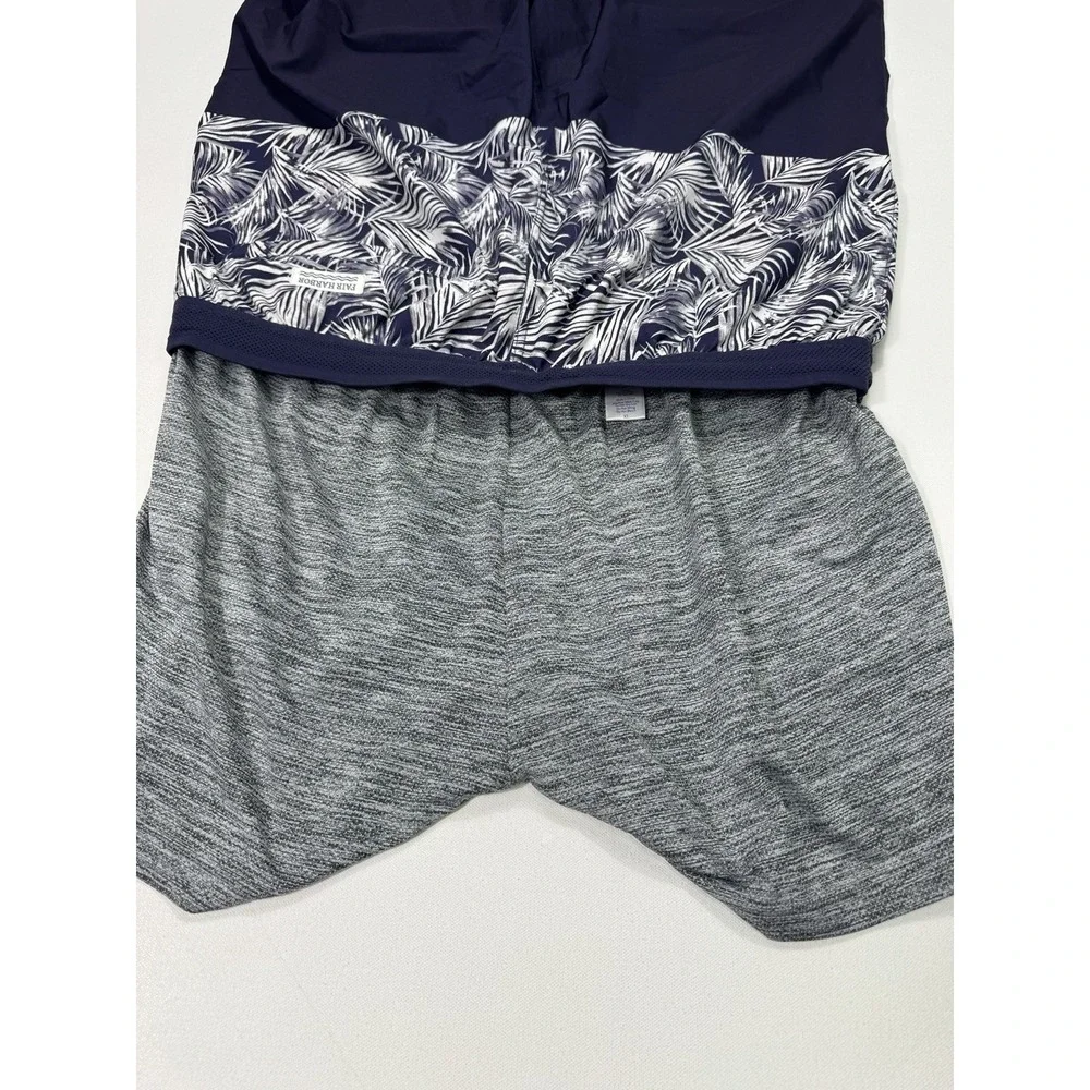 Fair Harbor Swim Trunks Mens XL Blue White Floral Lined Shorts 9.5